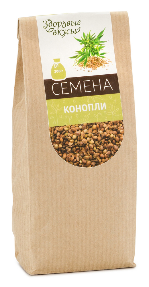 Купить Семена конопли 200г Вкусы Здоровья с доставкой по Москве и России